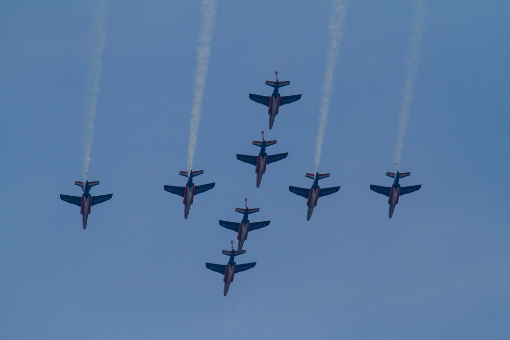 PATROUILLE DE FRANCE à FREJUS