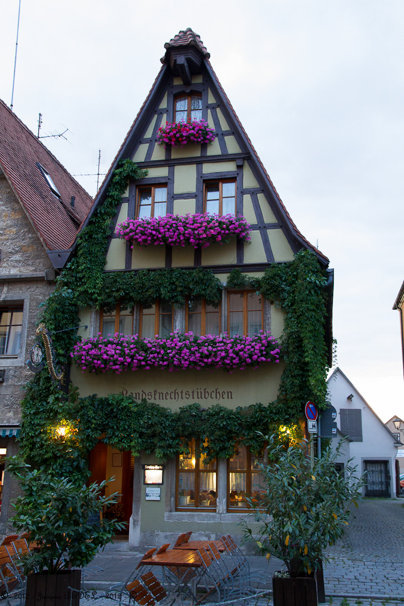 Rothenburg ob der Tauber : Un restau sympa où l'on mange d'excellentes Spätzles
