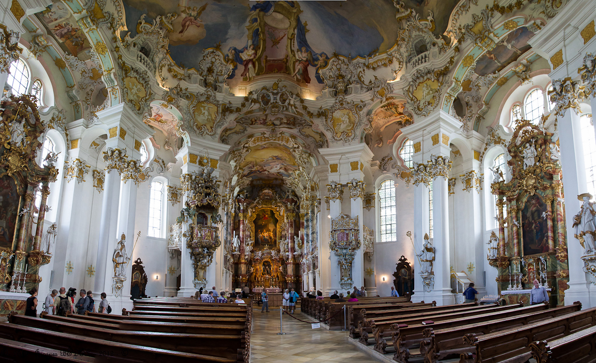 WIESKIRCHE : une des plus belle église rococo dans le monde