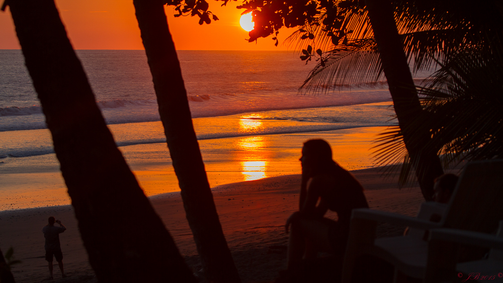 Couché de Soleil sur le Pacifique