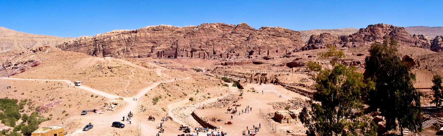 Le site de Petra en Jordanie