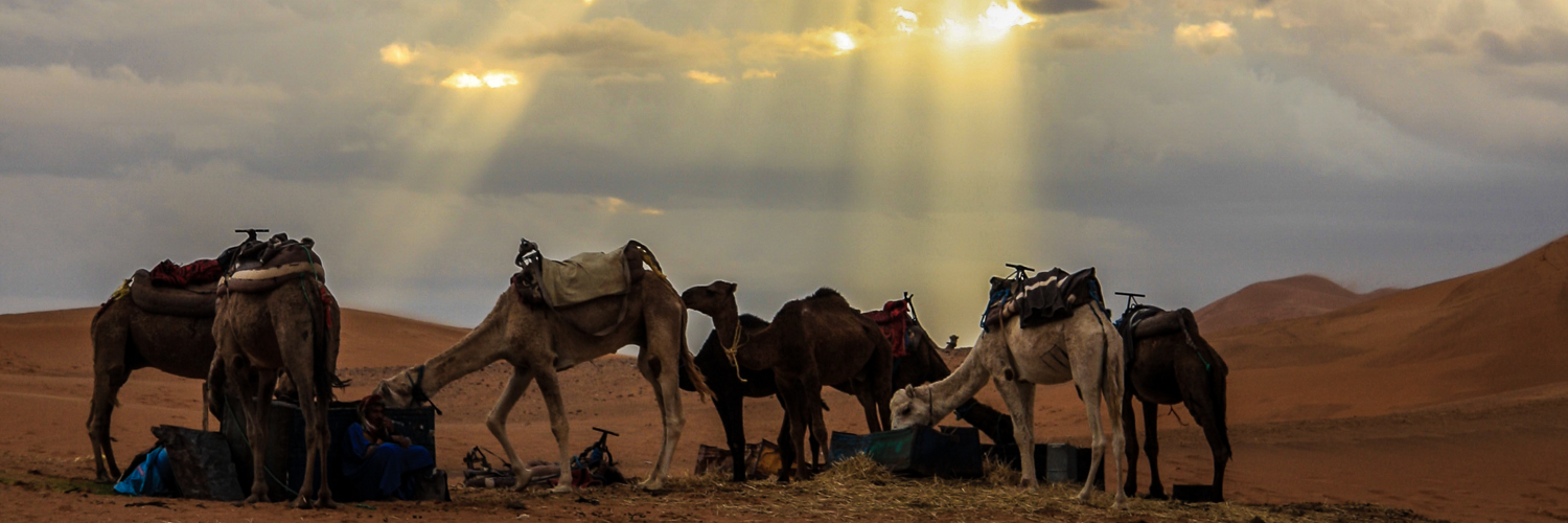 sur la route de Merzouga au Sud Maroc